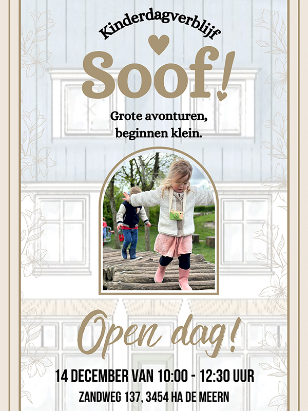 Kinderdagverblijf Soof! opendag